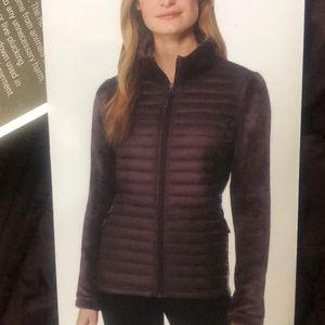 NWT Ultra Light Down and Fleece Jacket